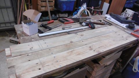 Assemblage des flans de ruche