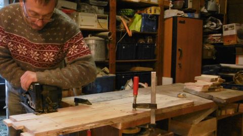 Mise à longueur des flans de ruche