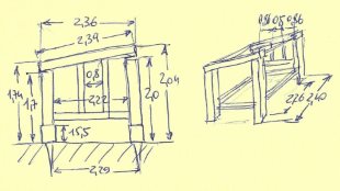 Schéma de l'ossature