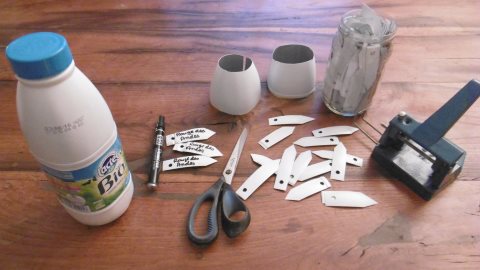 fabrication des étiquettes