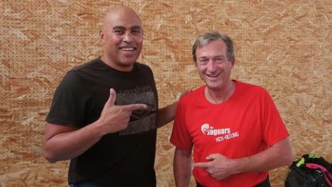 Avec Jean-Louis Xavier, Atlantique Boxe Academy