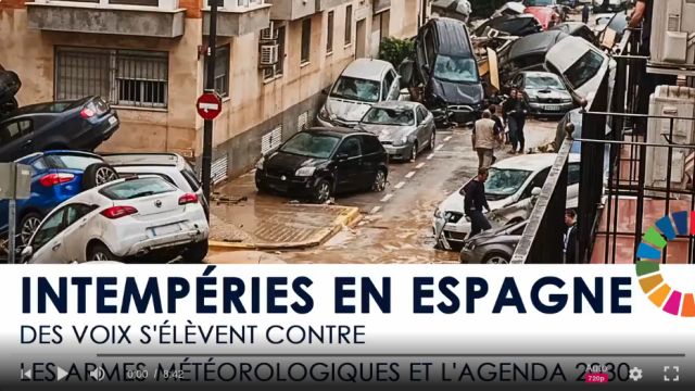 intempéries en Espagne et les armes météorologiques